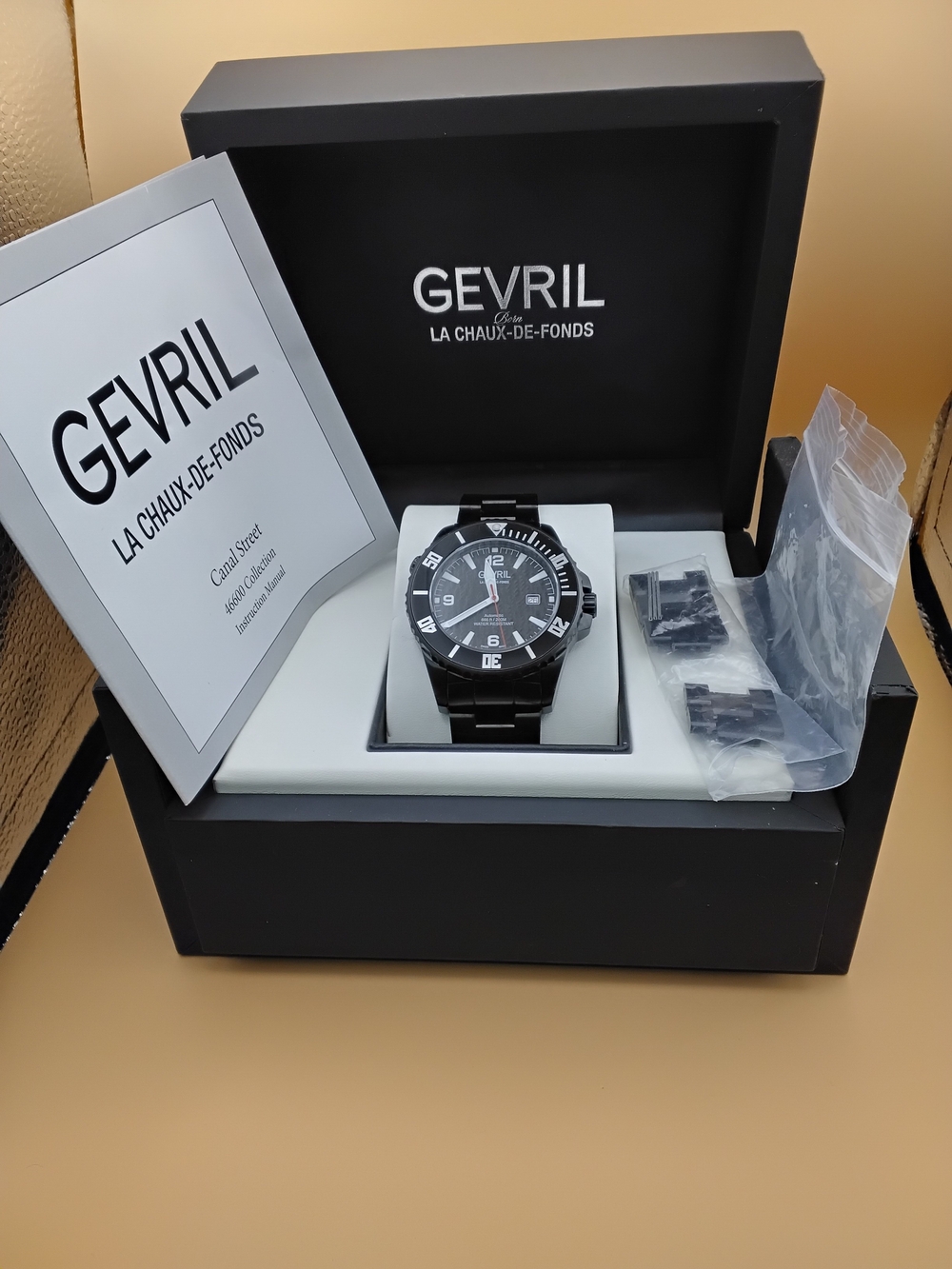 Gevril Swiss Made Automatic Diver Men's Watch Model 46603 Limited Edit 009/500